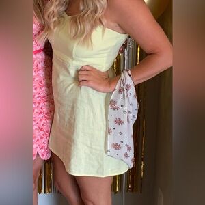 Yellow Sleeveless Dress